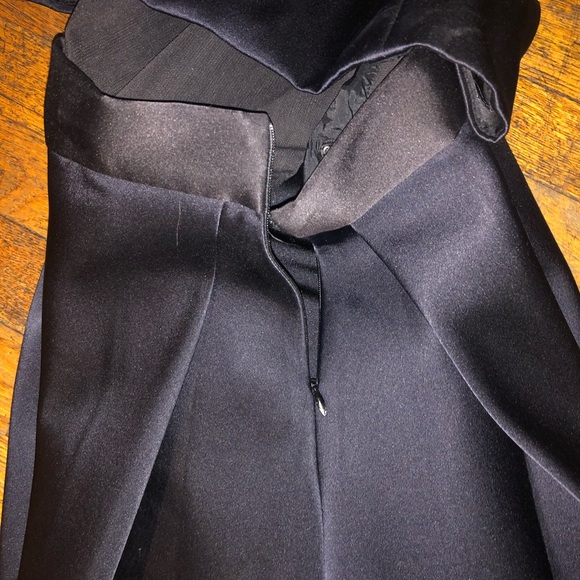 Maje Navy cocktail dress w/ sheer central panel - Picture 3 of 3